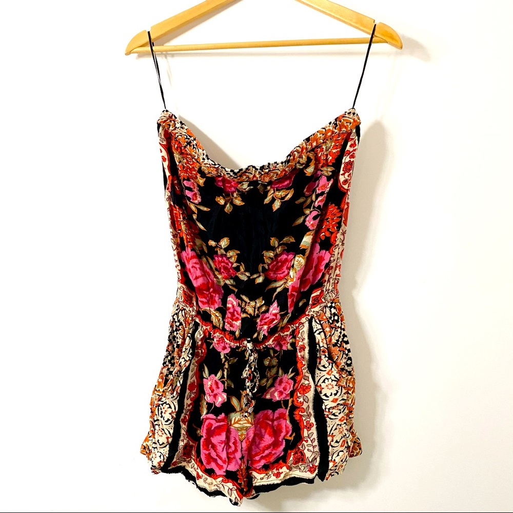 Angie Strapless Romper